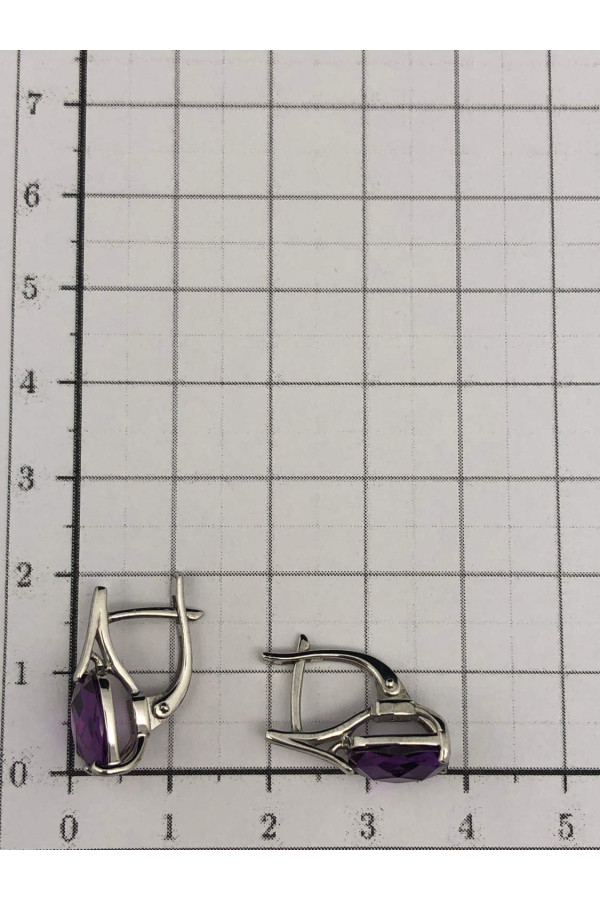 Valgest kullast aleksandriidikiviga kõrvarõngad Inglise lossil 0/44 40