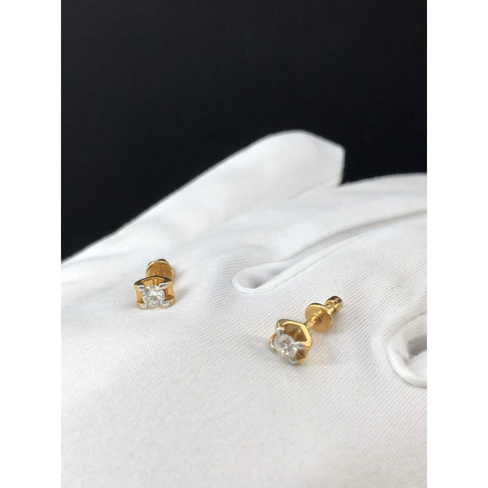 Пусеты с бриллиантами 0/71 300