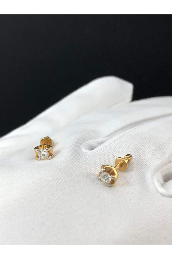 Nõelkõrvarõngad teemantidega 0/71 300