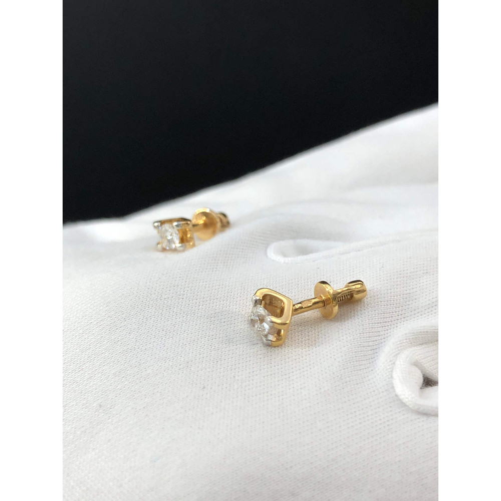 Пусеты с бриллиантами 0/71 300