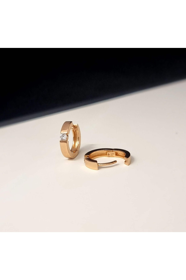 Teemantidega komplekteeritud kõrvarõngad, 0,22 karaati 0/44 219