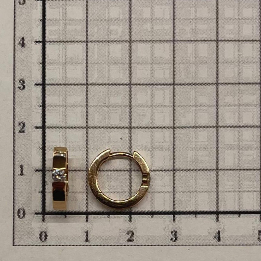 Teemantidega komplekteeritud kõrvarõngad, 0,22 karaati 0/44 219