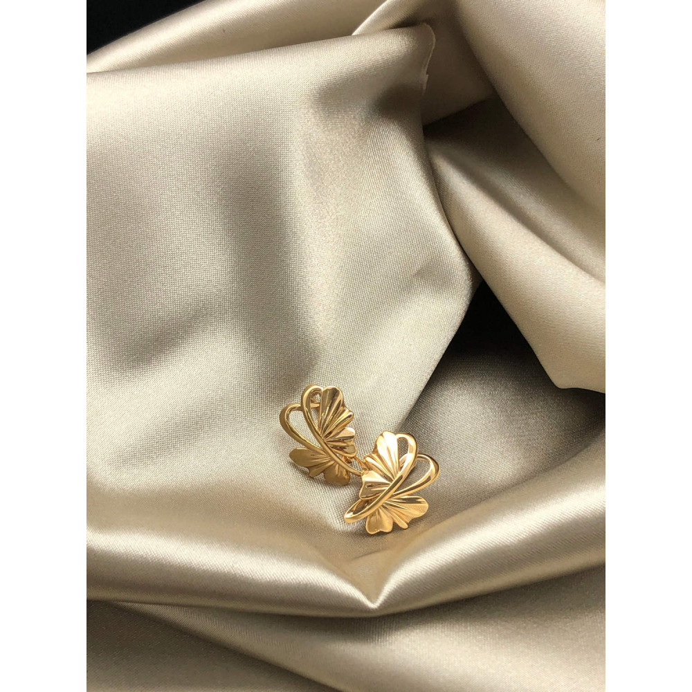 Silver earrings with cubic zirconia 20/46 660