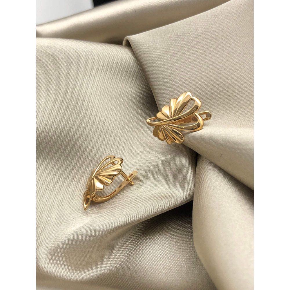 Silver earrings with cubic zirconia 20/46 660