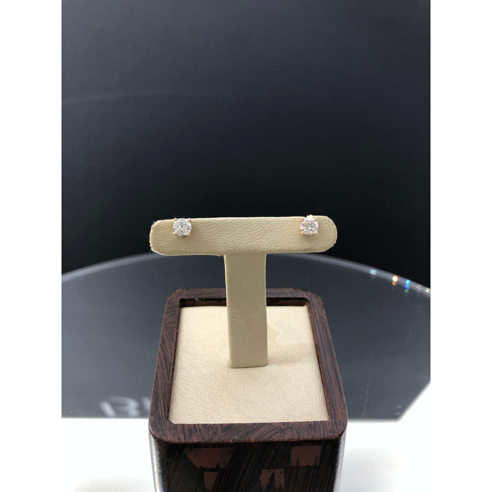 Silver earrings with cubic zirconia 20/46 660