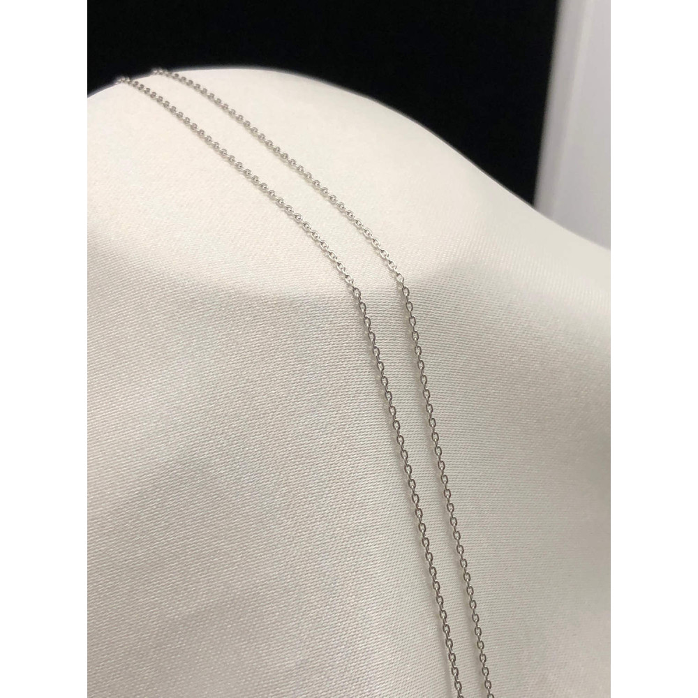 Kett valgest kullast 50,0 cm 0/20 30