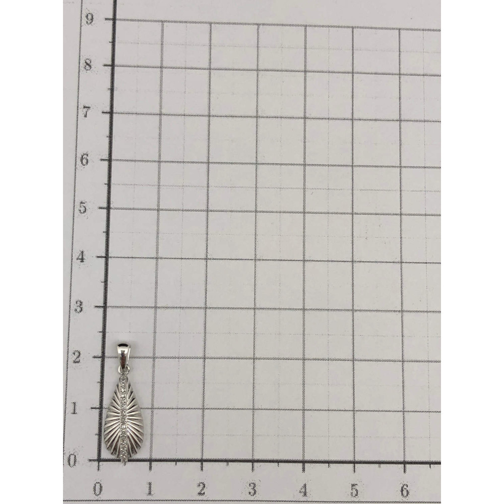 Подвеска из белого золота с бриллиантами 0/44 22