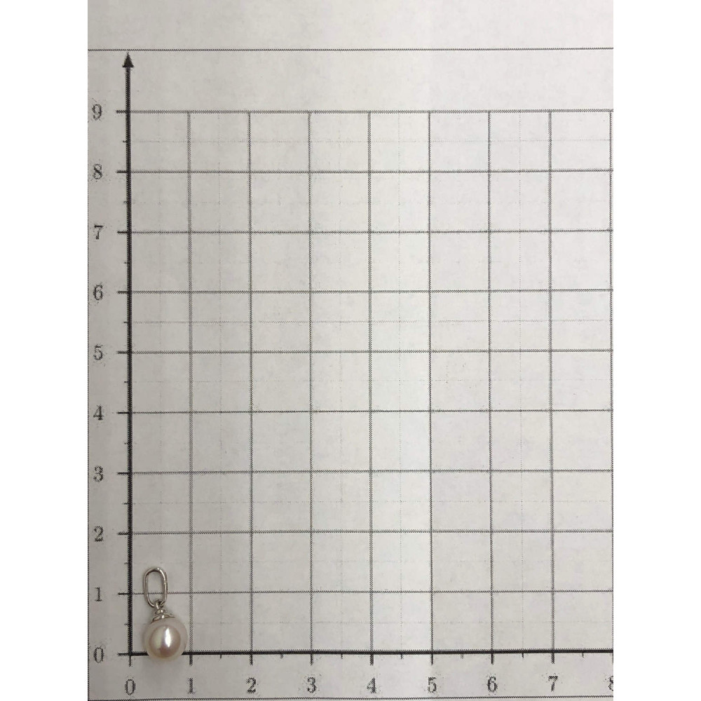 Подвеска в белом золоте с жемчугом 0/55 279
