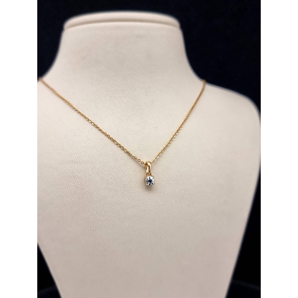 Подвеска в розовом золоте с сапфиром 0/44 241