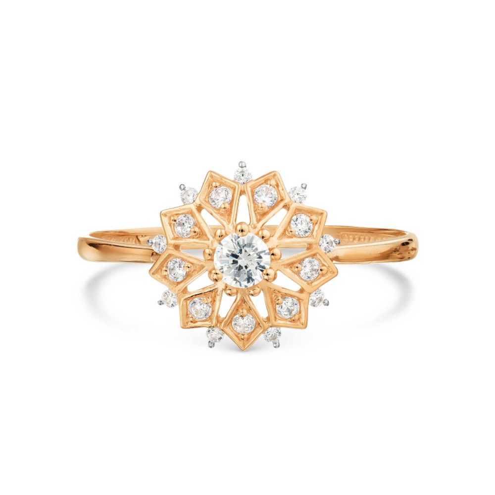 Kuldsõrmus tsirkooniumoksiidiga 16,5 0/5 433