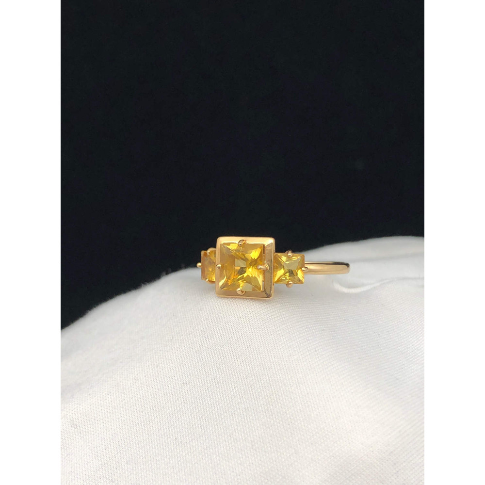 Кольцо с цитрином 19.0 0/92 3