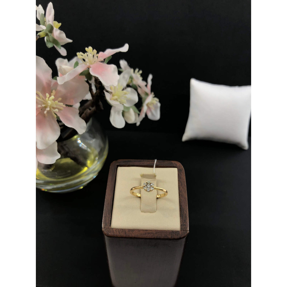 Кольцо с бриллиантом 26/25 10