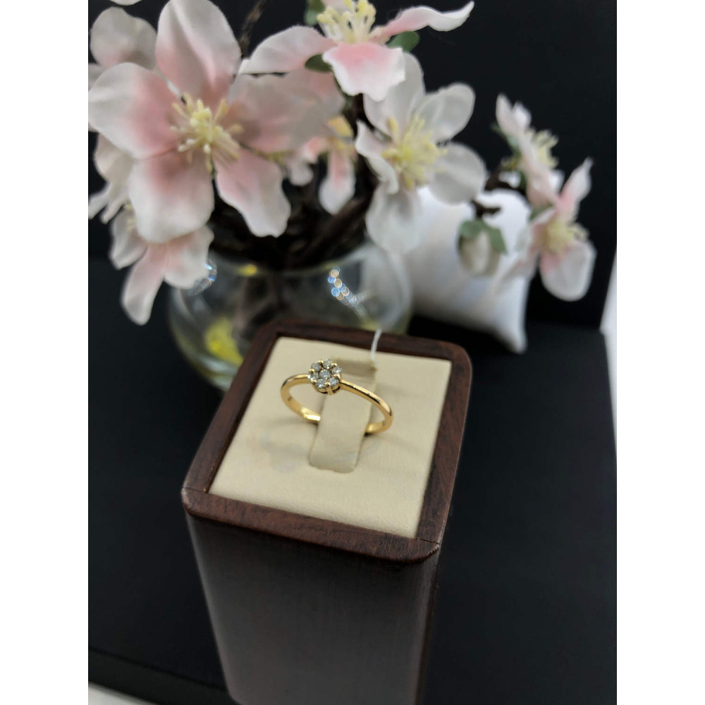 Кольцо с бриллиантом 26/25 10