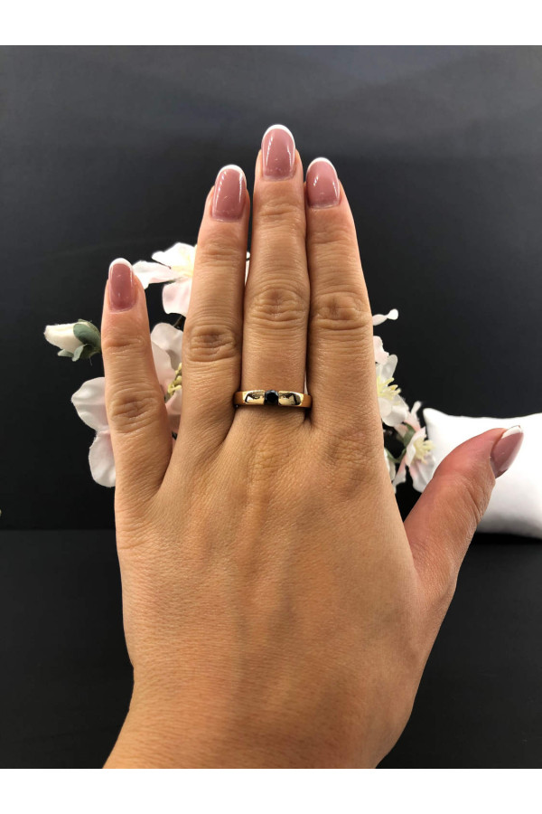 Must Sõrmus teemandiga 0/45 463