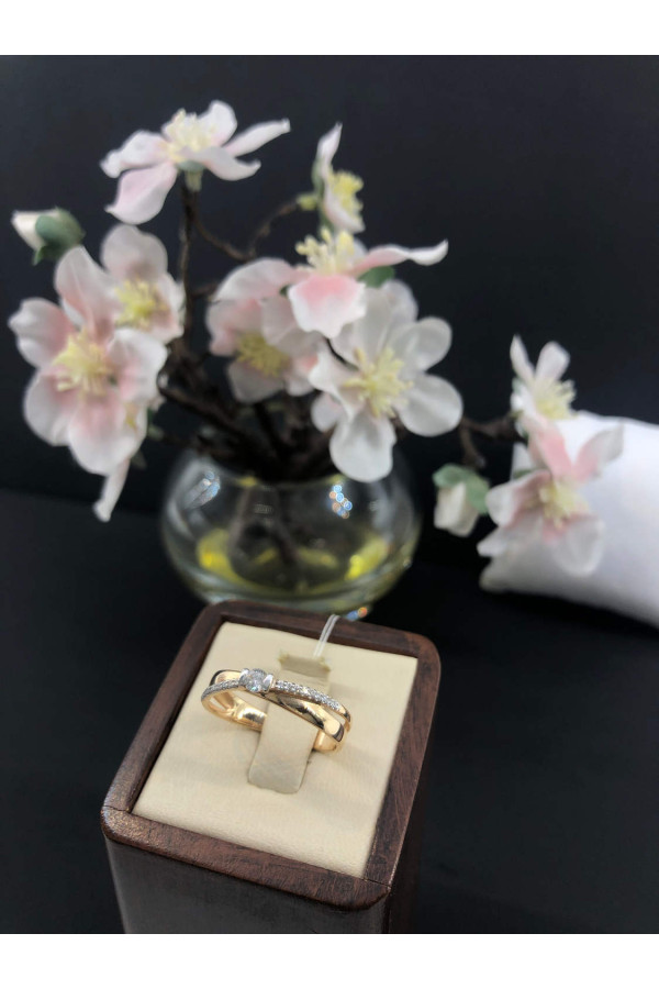 Sõrmus teemandiga 0/44 19