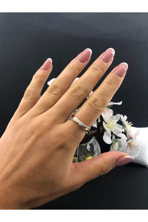 Sõrmus teemandiga 0/44 19