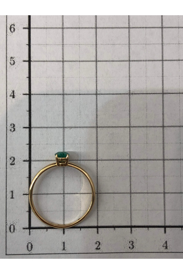 Smaragdiga sõrmus 0/44 1