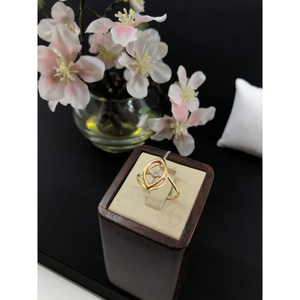 Sõrmus teemandiga 0/91 1215