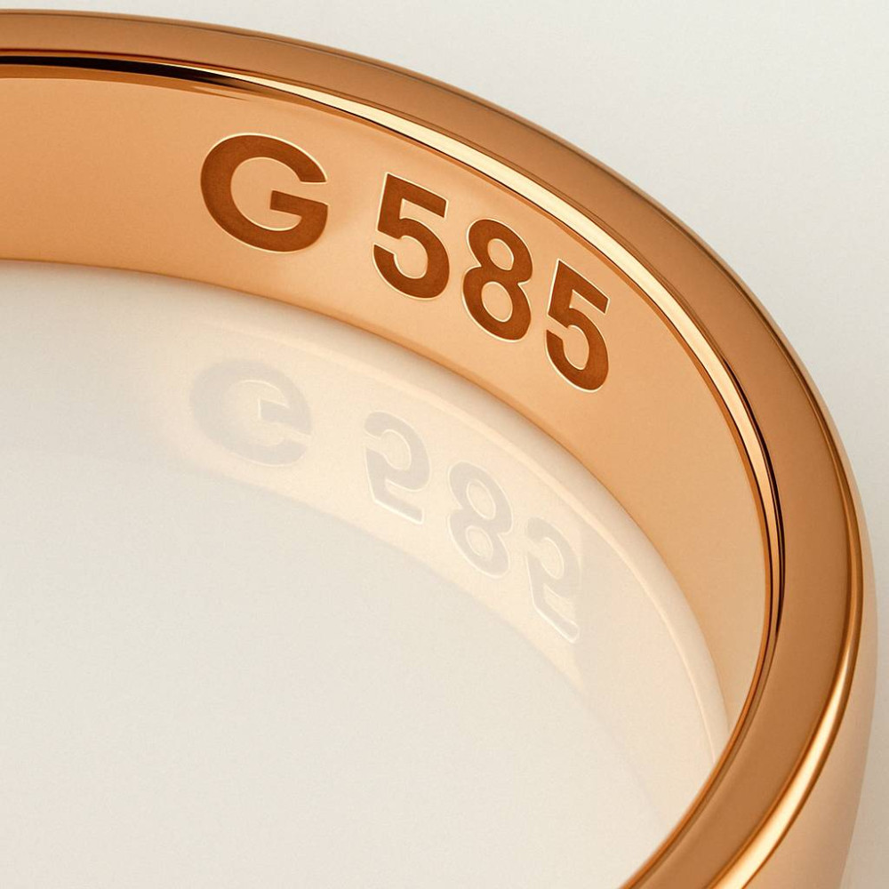 0,23 Ct Sõrmus teemandidega roosast kullast