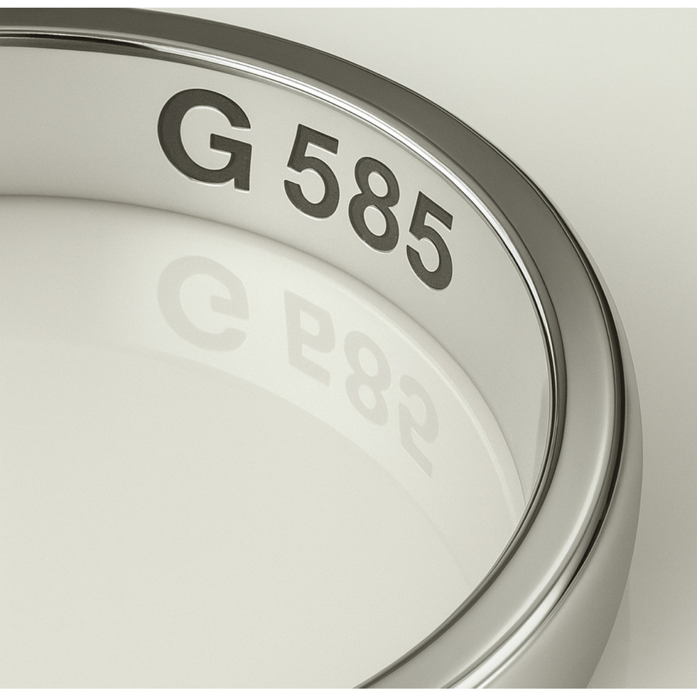 0,23 Ct Кольцо в белом золоте с бриллиантами