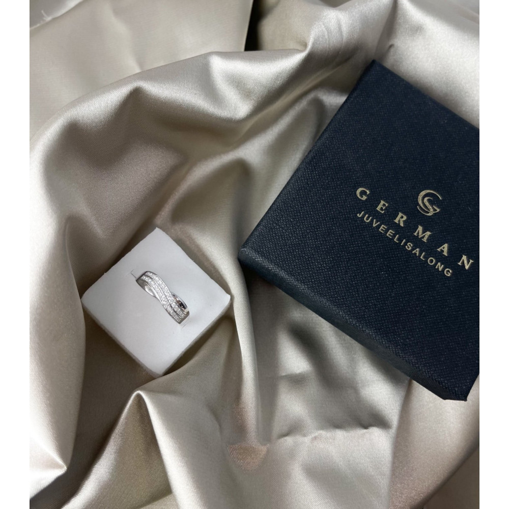 0,23 Ct Кольцо в белом золоте с бриллиантами