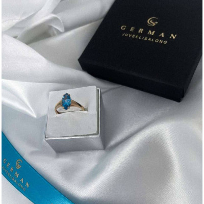 1.76 Ct Rose Gold Topaz Ring