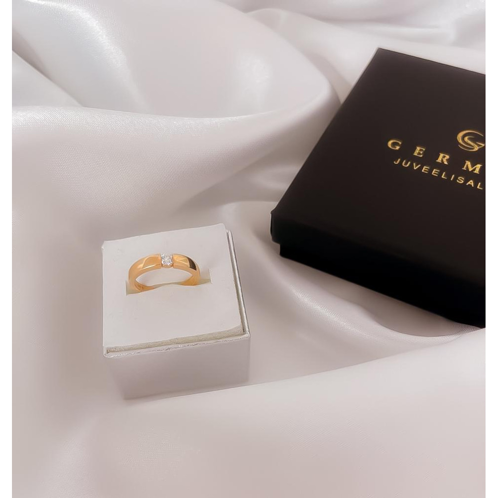 0.15 Ct Rose Gold Diamond Ring