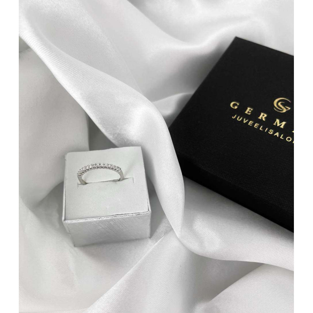 0,2 Ct Кольцо из белого золота с бриллиантами 