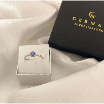 0.43 Ct White Gold Tanzanite Ring