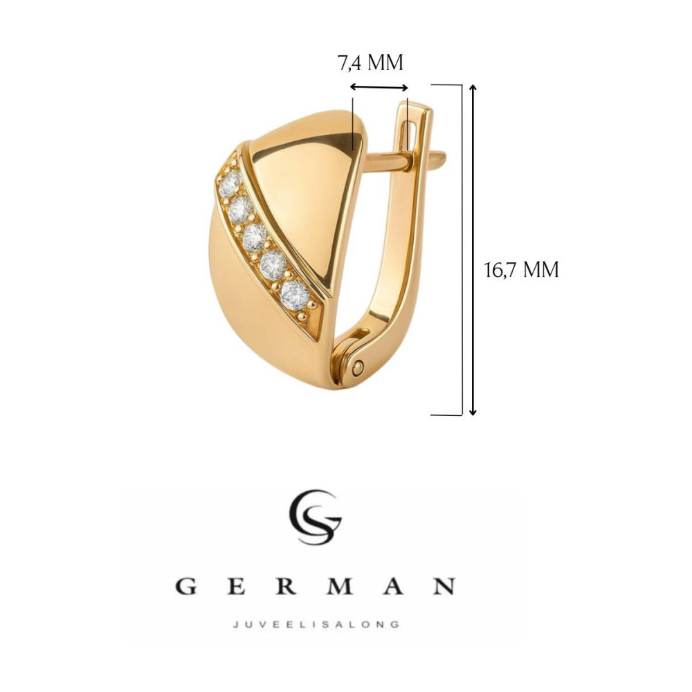 Roosakuldsed "Väike Sära" Kõrvarõngad