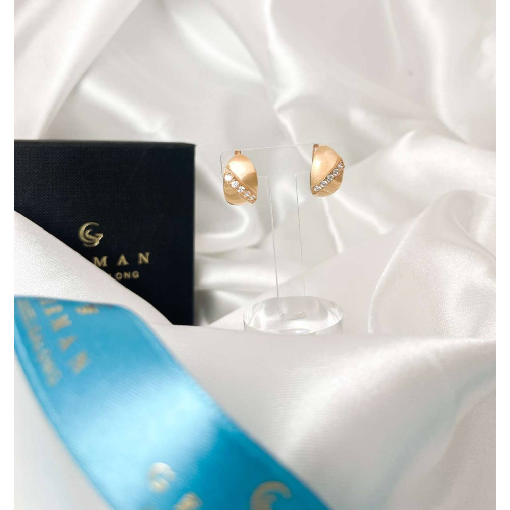 Roosakuldsed "Väike Sära" Kõrvarõngad